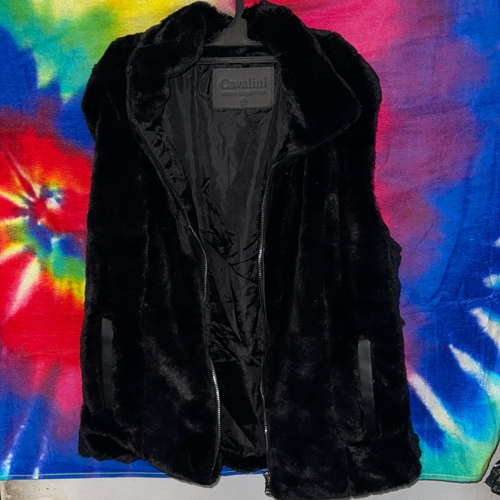 Cavalini faux fur vest petite collection